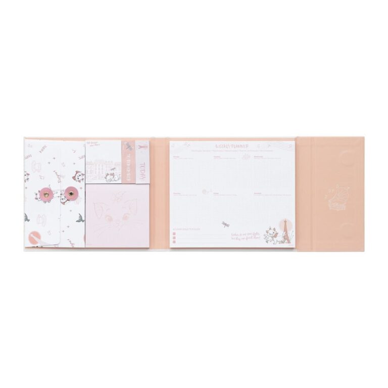 Disney The Aristocats Marie weekly planner with sticky notes
