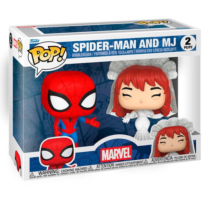 POP pack 2 figures Marvel Spider-Man and MJ