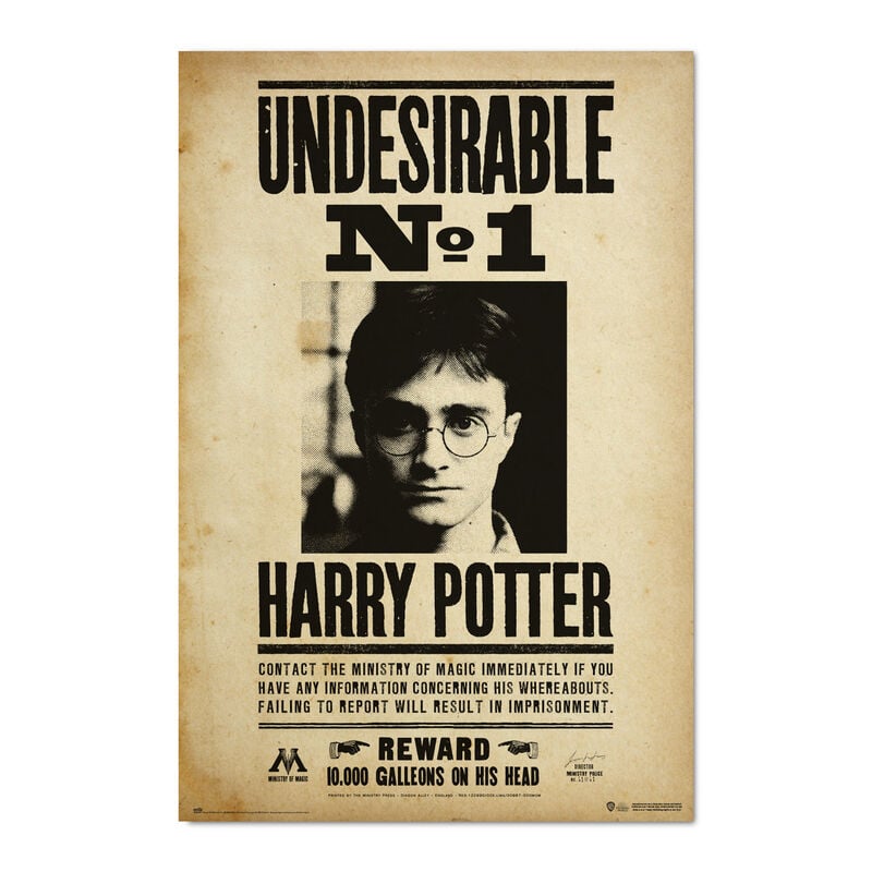 Harry Potter Undesirable Number 1 poster