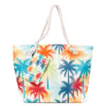 Palm trees beach bag